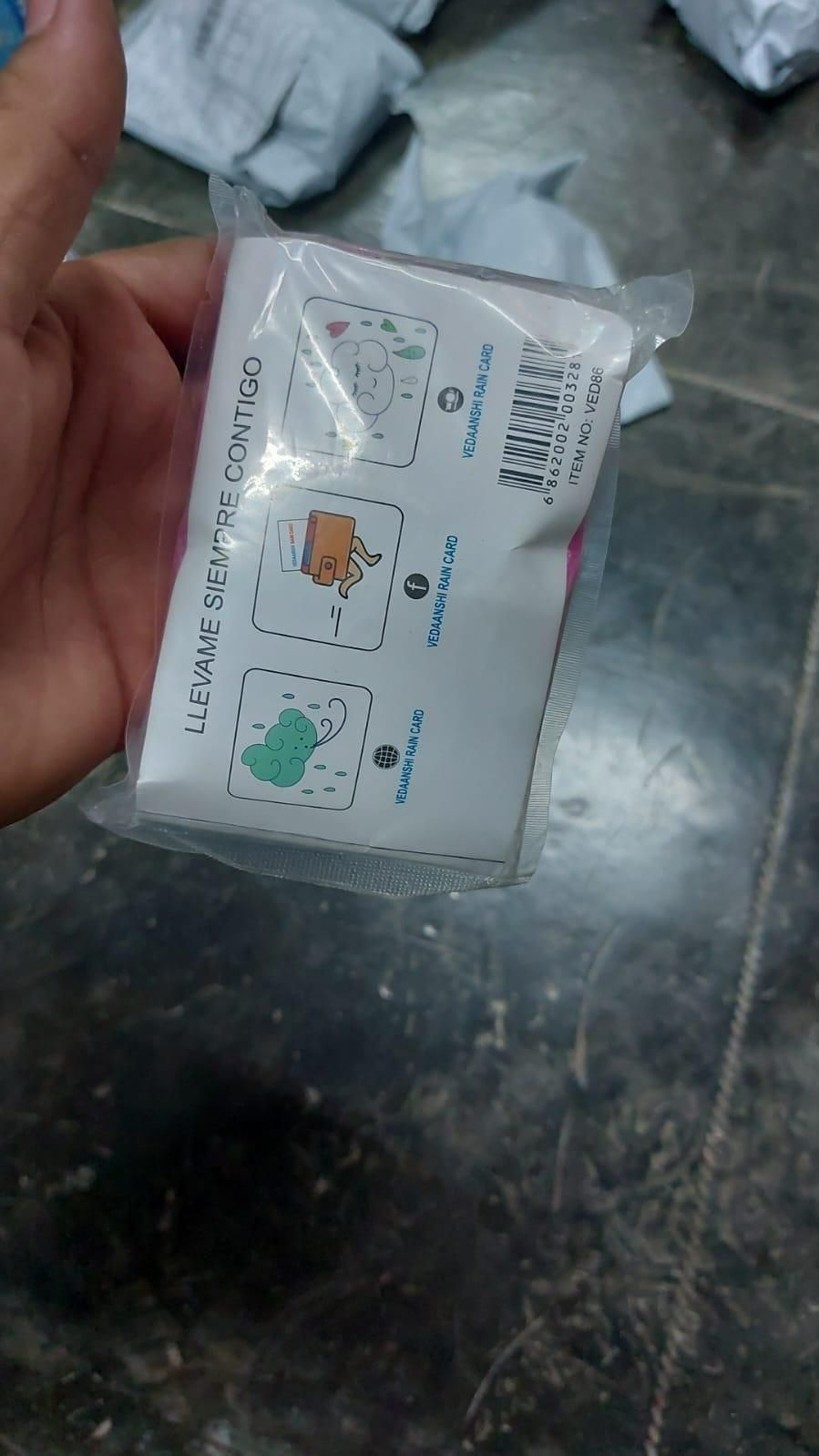 Wallet RainCard Rain Coat